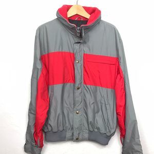 REI Mens Red Heavy Duty Outdoor Rain Jacket Size L
